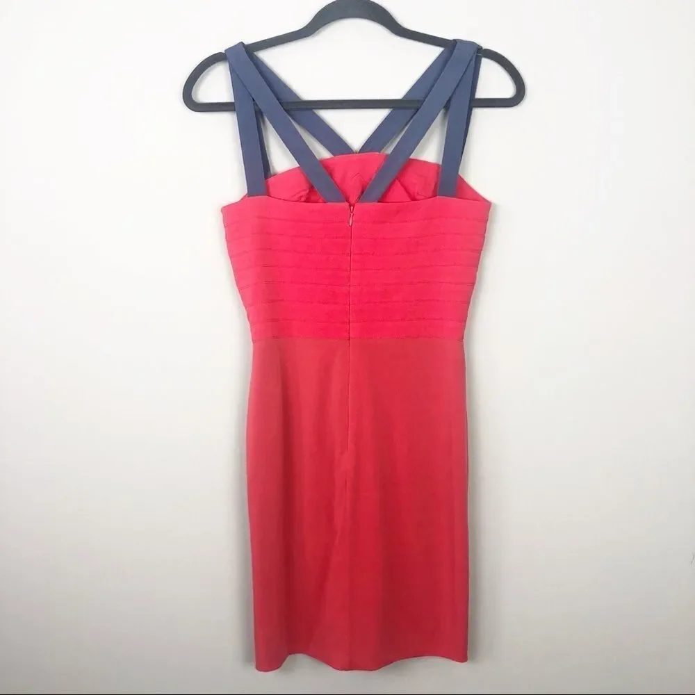 BCBGENERATION | Red Bustier Dress Strappy Small